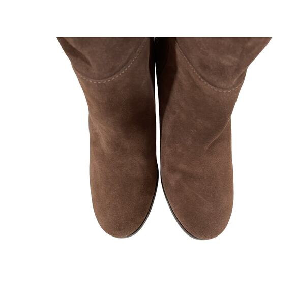 Cole Haan Tall Knee High Suede Boot Chestnut Brown Air Sole Size 6.5 Excellent - Picture 9 of 10